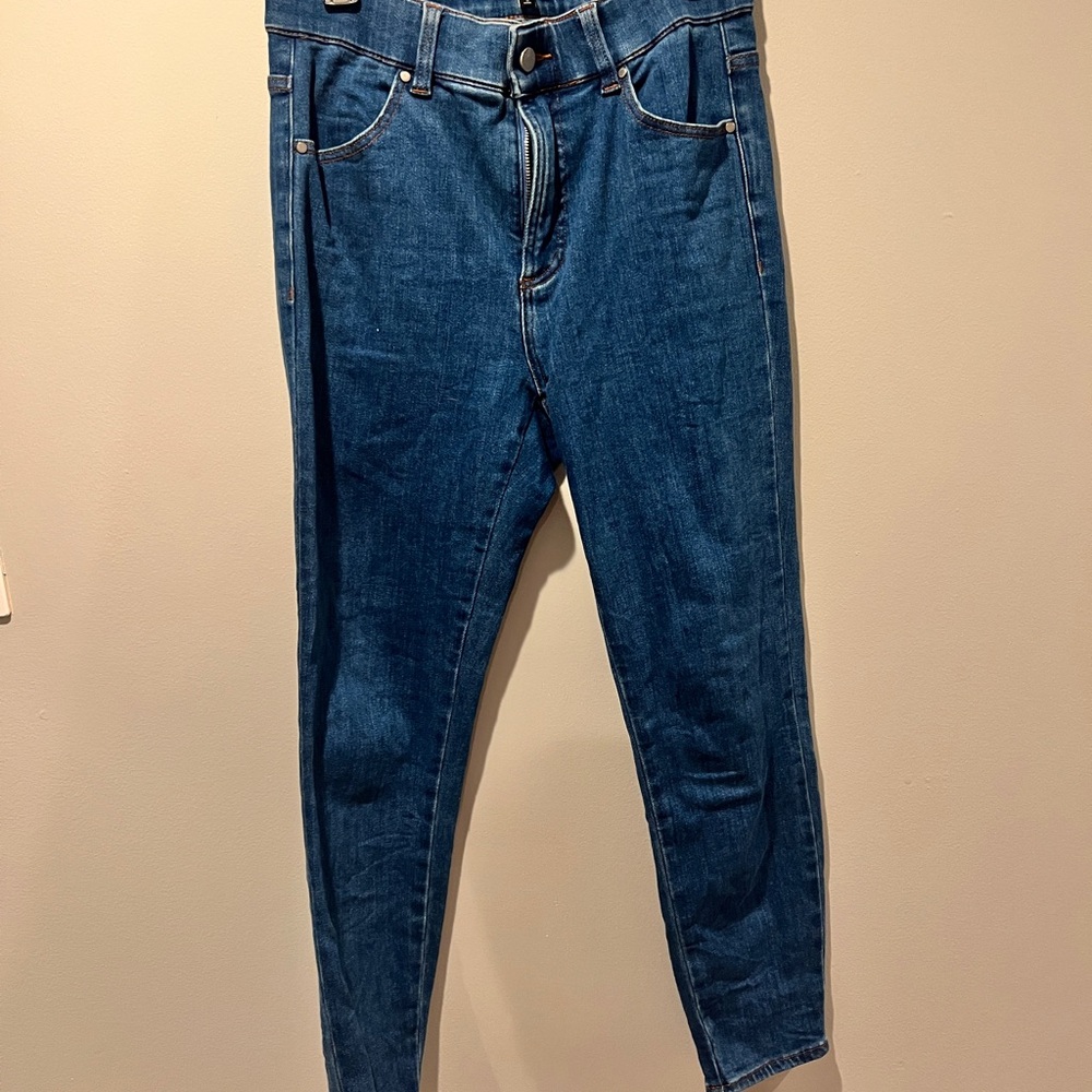 Universal Standard Deep Blue Skinny Jeans